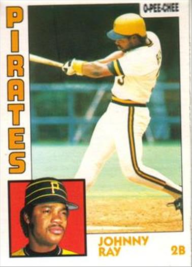 1984 O-Pee-Chee Baseball Cards 323     Johnny Ray